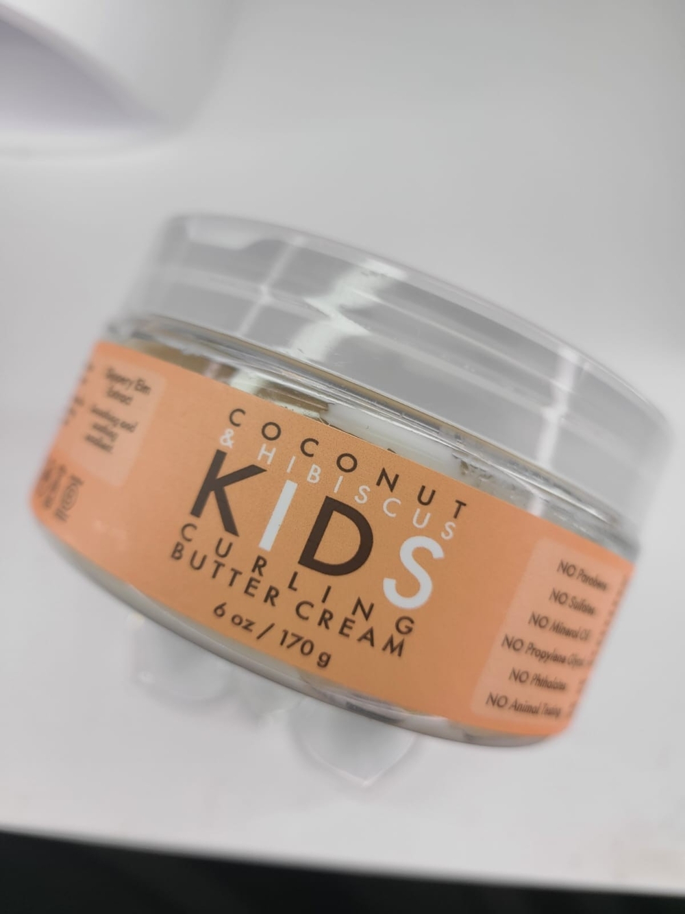 Two (2) Shea Moisture Kids Curling Butter Cream - Peach-Orange Label